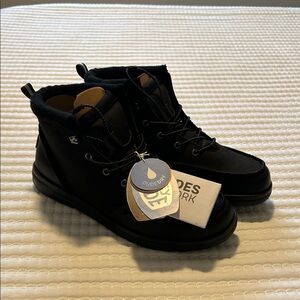 Hey Dude Black Lace-Up Boots Bradley Classic Tumbled men’s size 14